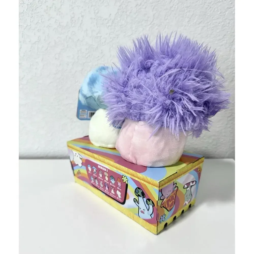 NWT Kellytoy Russ Living on the Veg Mushroom Series 1 #1 TJ & #10 Romy Plushies